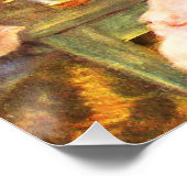 Poster Bal au Moulin de la Galett Auguste Renoir (Coin)