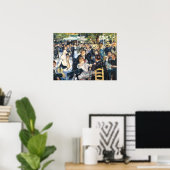 Poster Bal au Moulin de la Galette Party Renoir (Bureau à domicile)