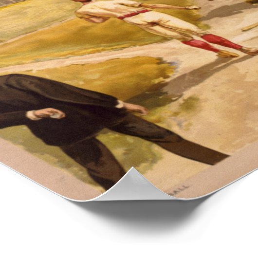 Poster Bal de base de l'ancien temps (Coin)