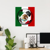 Poster Bal de football mexicain (Bureau à domicile)