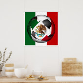 Poster Bal de football mexicain (Cuisine)