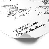 Poster Bal de golf 1915 Design Brevet d'art (Coin)