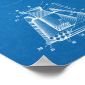 Poster Bal de golf 1949 Dessin d'art breveté (Coin)