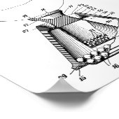 Poster Bal de golf 1949 Dessin d'art breveté (Coin)