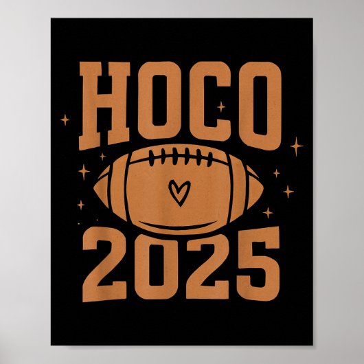 Poster Bal de rentrée au lycée Hoco 2025 (Devant)