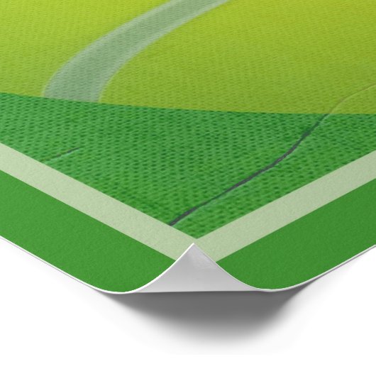 Poster Bal de tennis et citation 003 (Coin)