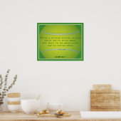 Poster Bal de tennis et citation 007 (Cuisine)