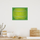 Poster Bal de tennis et citation 017 (Cuisine)