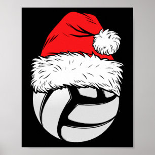Poster Bal de volley-ball de Noël Noël Noël