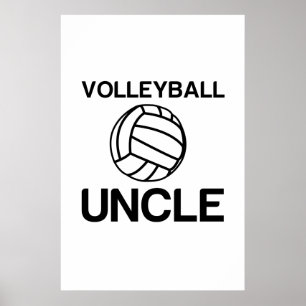 Poster Bal de volley drôle