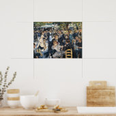 Poster Bal du moulin de la Galette - Renoir (Cuisine)