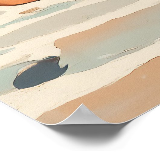 Poster Balade à la méditerranée (Coin)