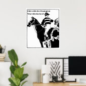 Poster Balade avec l'affiche du champion (Bureau à domicile)