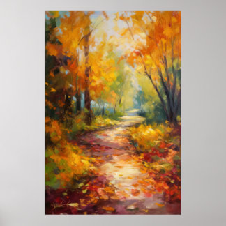 Poster Balade d'automne Art