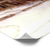 Poster Balade de Noël à l'ancienne, Scène d'hiver (Coin)