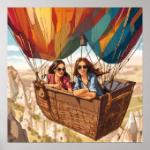 Poster Balade en montgolfière en Cappadoce, Turquie Impri (Devant)