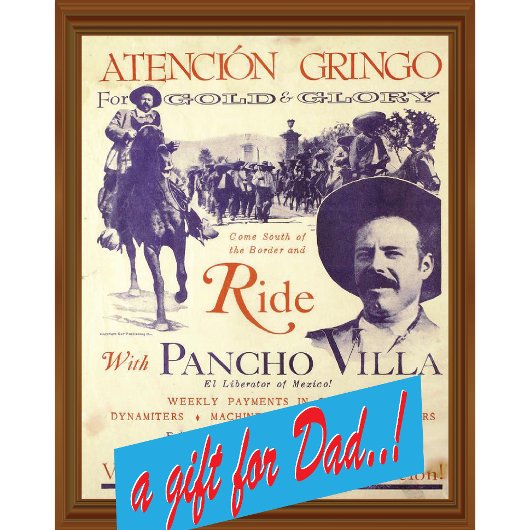 Poster Balade 🎖️ Pancho Villa Vintage Art Mexicaine