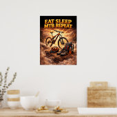 Poster Balade VTT sur feu de piste (Cuisine)