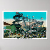 Poster Balades d'attractions au Pike, Long Beach (Devant)