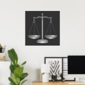 Poster Balance de la justice (Bureau à domicile)