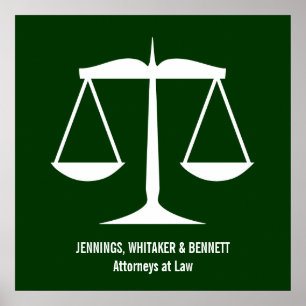 Poster Balance de la justice