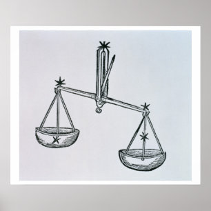 Poster Balance (les échelles) une illustration du 'Poeti
