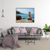 Poster Balance Stones Zen Minimalist Wall Art