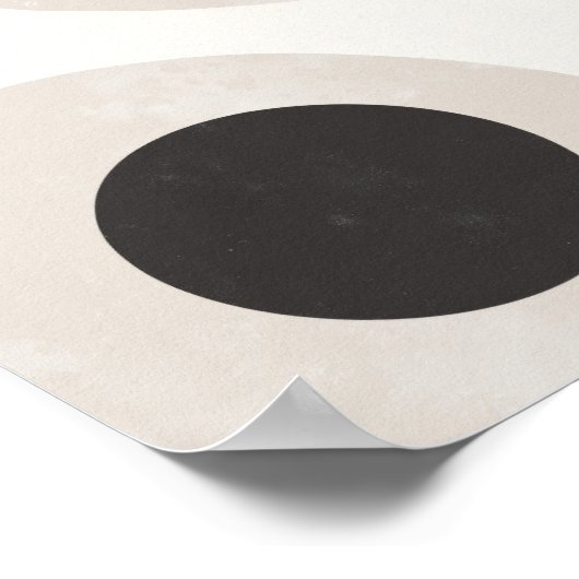 Poster Balanced Circles – Neutral Abstract Wall Art (Coin)