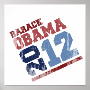 Poster BALANCEMENT Vintage.png de BARACK OBAMA 2012