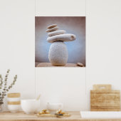Poster Balancing Stones Carré + vos idées (Cuisine)