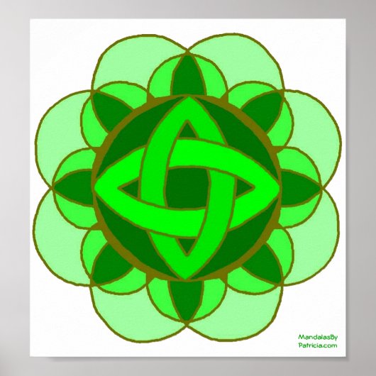 Poster "Balancing the Heart Chakra" (Devant)