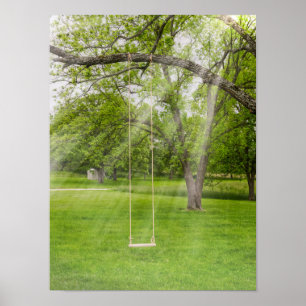 Poster Balançoire Au Soleil