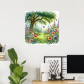 Poster Balançoire de jardin Paysage 5 (Bureau à domicile)