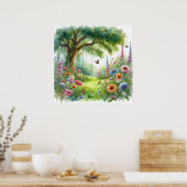 Poster Balançoire de jardin Paysage 5 (Cuisine)