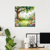 Poster Balançoire de jardin paysage 8 (Bureau à domicile)