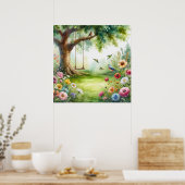 Poster Balançoire de jardin paysage 8 (Cuisine)