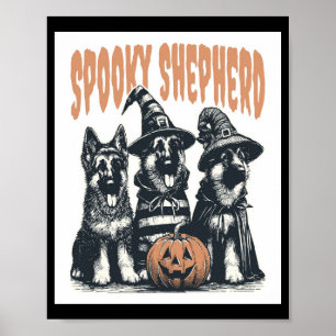 Poster Balançoire fantôme Halloween ensorcelé