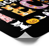 Poster Balayage Cat Ct Rad Tech Halloween Costume Araigné (Coin)