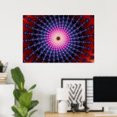 Poster Balayage Fractal (Bureau à domicile)