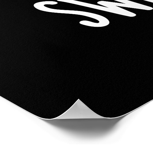 Poster Balayage Pomme de terre Drôle Douce Pomme de terre (Coin)