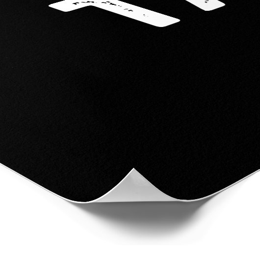 Poster Balayage Talking Funny Sweet Talk Broom Pun Dark B (Coin)