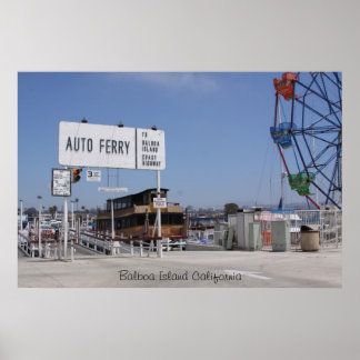 Poster Balboa Island Fun Zone