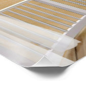 Poster Balcon avec vue sur la plage (Coin)