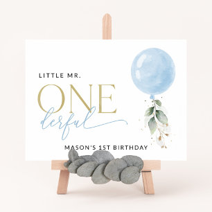 Poster Balcon Bleu, Verdure, Accueil Premier Anniversaire