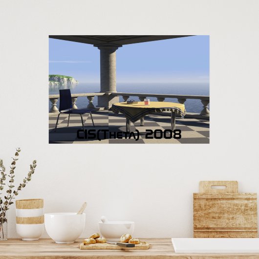 Poster balcon, CIS(Theta) 2008 (Cuisine)