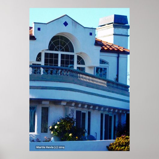 Poster Balcon de la maison (Devant)