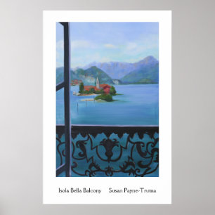 Poster Balcon d'Isola Bella