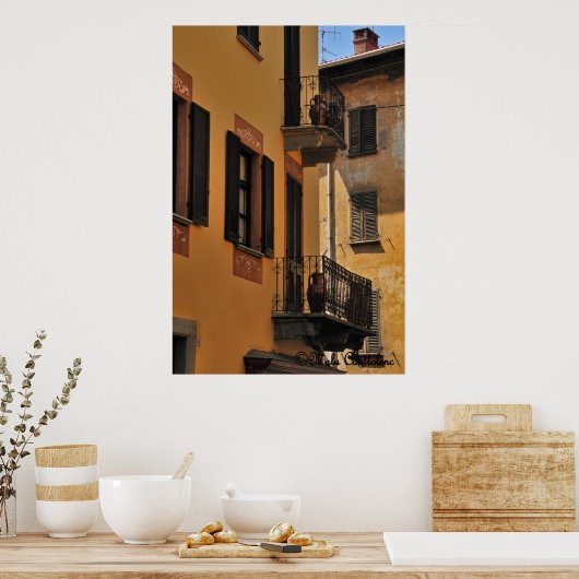 Poster Balcon et Portes (Cuisine)