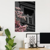 Poster Balcon fleuri (Bureau à domicile)