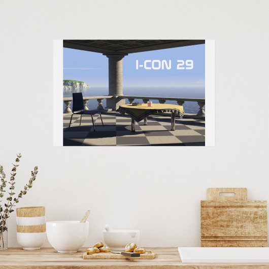 Poster balcon, I-CON 29 (Cuisine)